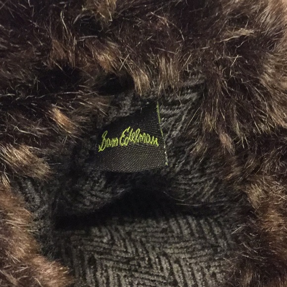 Sam Edelman Thigh High Suede Boots w/ Faux Fur New - Picture 3 of 6